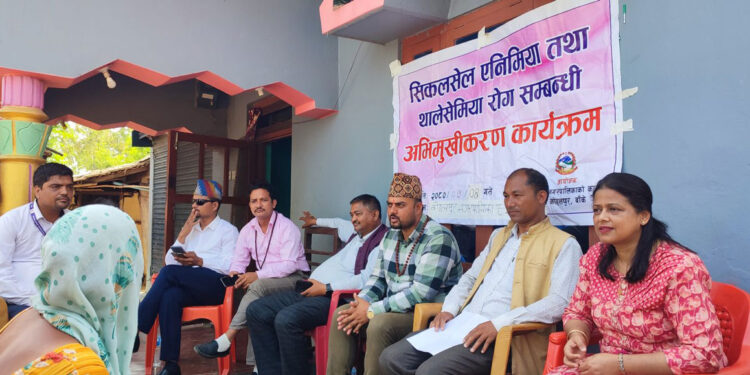 सिकलसेल र थालेसेमियाका बिरामी बढ्दै