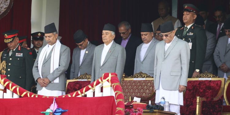 राष्ट्रपति पौडेल गणतन्त्र समारोहमा सरिक
