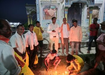 नागरिकता विधेयक प्रमाणीकरणको समर्थनमा दिप प्रज्वलन