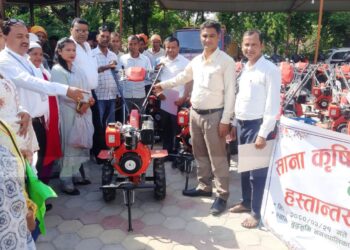 १५९ कृषकलाई बुद्धभुमीद्धारा बिभिन्न चार प्रकारका यान्त्रिक सामाग्री