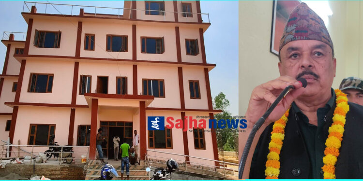 मायादेबी गाउपालिकाको साढे ३ करोडको प्रशासनिक भवन मन्त्री आचार्यले उदघाटन गर्ने
