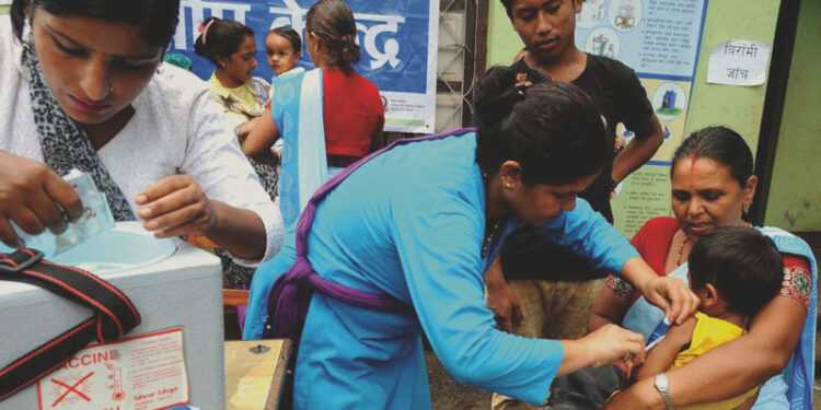 तनहुँ पूर्ण खोप सुनिश्चित जिल्ला घोषणा