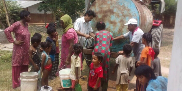 खानेपानीको अभाव हुँदा स्थानीय सम्स्यामा
