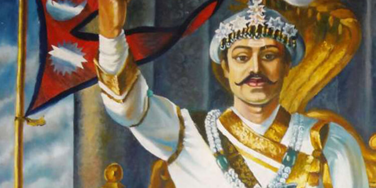 गोरखामा पाहुनालाई पृथ्वीनारायण शाहको मूर्ति उपहार