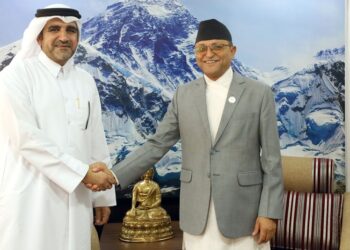 अध्यक्ष तिमिल्सिनासँग कतारी राजदूतको बिदाइ भेट