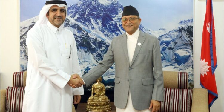 अध्यक्ष तिमिल्सिनासँग कतारी राजदूतको बिदाइ भेट