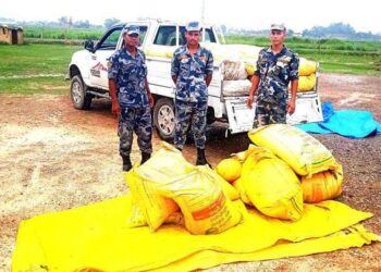 सशस्त्र प्रहरीद्धारा भारतबाट अबैधरुपमा भित्राइएको १२ लाखको सामाग्री बरामद
