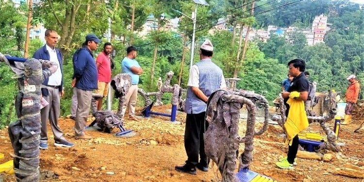 सरस्वती डाँडामा व्यायमशाला निर्माण