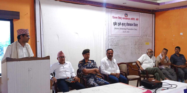 पानीमा डुबेर वार्षिक ३२ जनाको मृत्यु