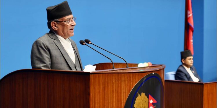 प्रतिनिधि सभामा प्रधानमन्त्रीको सम्बोधन
