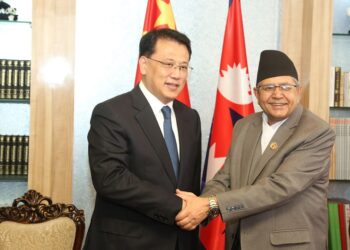 सभामुख घिमिरे र चिनियाँ कम्युनिष्ट पार्टीका नेता युआनबीच भेट