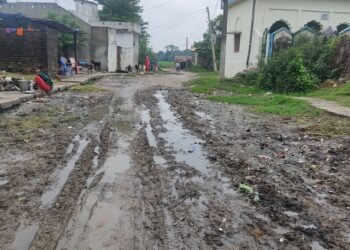 पाँच वर्ष बित्दा पनि बनेन सडक र नाला