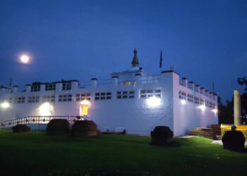 उपाध्यक्ष ल्हारक्यालले मायादेवी मन्दिर जीर्णोद्धारमा ७ करोड दिने