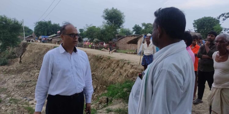नदी कटानबाट चिन्तित बनेको खोरीयाबासीको समस्या समाधान हुने