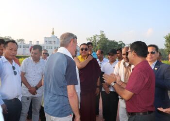 ४४ औ विश्व पर्यटन दिवसमा पर्यटकलाई लुम्बिनीमा स्वागत