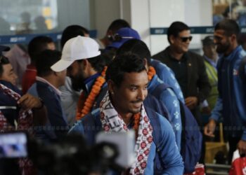 एसिया कप खेलेर फर्केको राष्ट्रिय टोलीको भव्य स्वागत