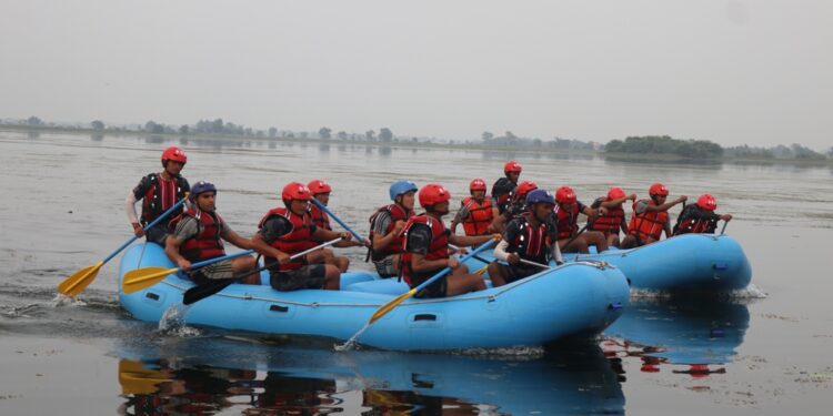 जगदिशपुरमा जल उद्धार नमुना अभ्यास