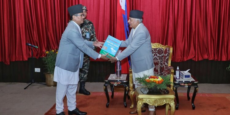 अख्तियारको वार्षिक प्रतिवेदन राष्ट्रपतिसमक्ष पेस