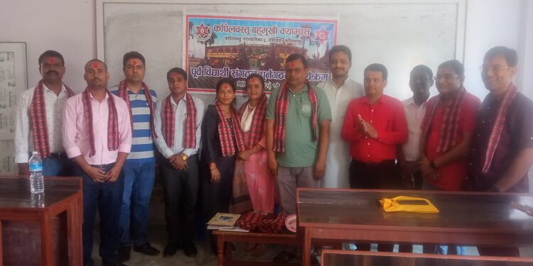 कपिलवस्तु बहुमुखी क्याम्पस पुर्व बिद्यार्थी संगठनको अध्यक्षमा यादव