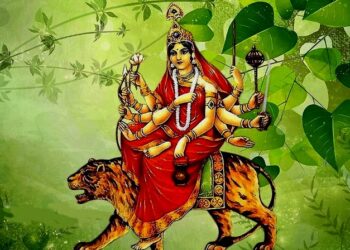 नवरात्रको तेस्रो दिन : गीत सङ्गीतमा लागेकाले विशेष पूजा आराधना गर्ने चन्द्रघण्टा देवी