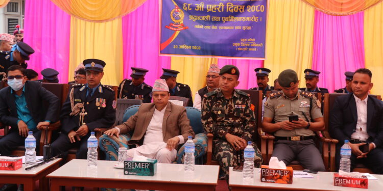 अपराध नियन्त्रणमा प्रहरी महात्वपूर्ण भुमिकाः प्रजिअ आचार्य