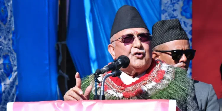 अहिले पनि श्री ५ महाराजधिराज लेख्ने असंवैधानिक काम भयो : अध्यक्ष ओली