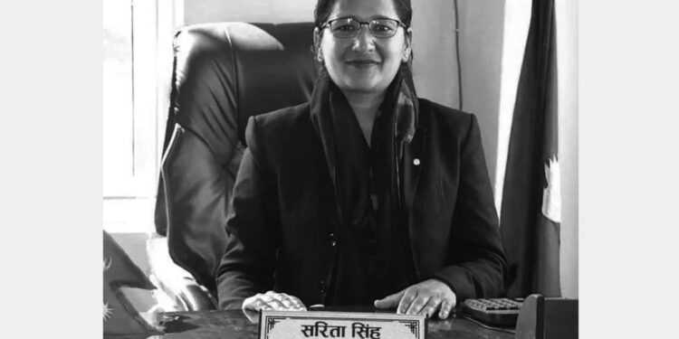 भूकम्पमा परी नलगाढ नगरपालिकाकी उपप्रमुखको मृत्यु