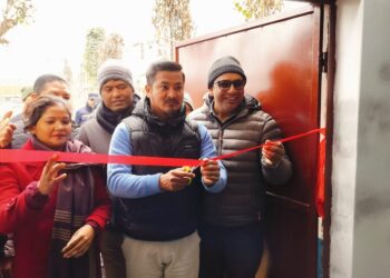 शिवराजमा शव परिक्षण गृहकाे उद्द्घाटन