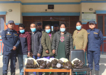 कृष्णनगरबाट लागुऔषध चरेससहित पाँच जना पक्राउ