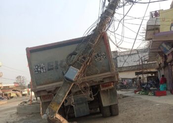 ठेकेदारको लापरवाहीका कारण दुर्घटना बढ्दै, व्यवसायी मर्कामा