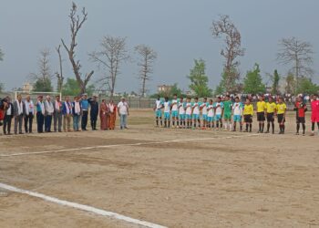 कपिलवस्तु तिलौराकोट गोल्डकप नक आउट राष्ट्यि फुटवल प्रतियोगिता शुरु