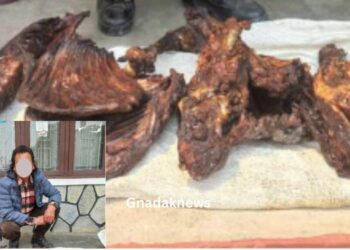 १० केजी मासुसहित एक पुरूष पक्राउ