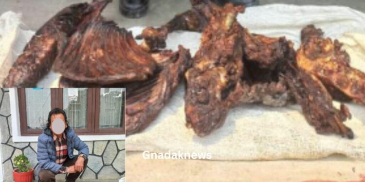 १० केजी मासुसहित एक पुरूष पक्राउ