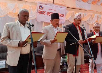मुख्यमन्त्री महराद्वारा चार सदस्यीय मन्त्रिपरिषद् विस्तार