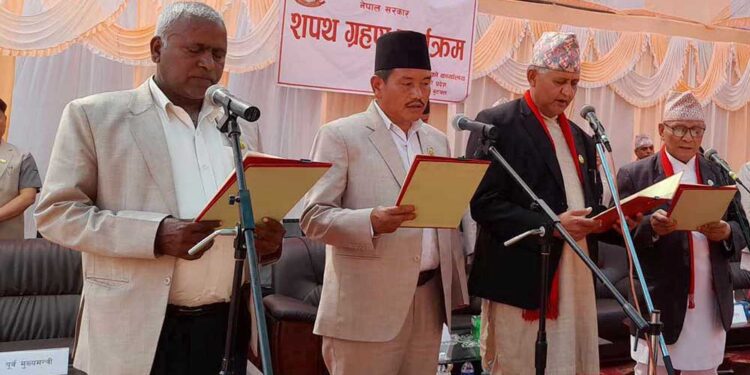 मुख्यमन्त्री महराद्वारा चार सदस्यीय मन्त्रिपरिषद् विस्तार