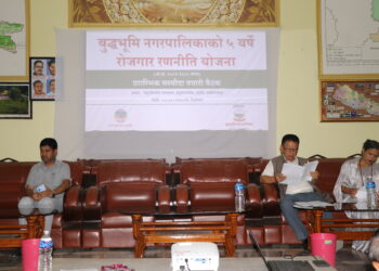 पाँच बर्षे रोजगार रणनिति योजना बनाउदैं बुद्धभुमि