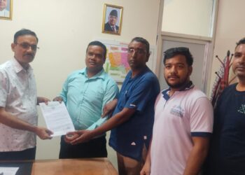 बिषादीमा लगाएको मुल्य अभिबृद्धि कर हटाउन माग गर्दै  प्रधानमन्त्रीलाई ज्ञापन पत्र