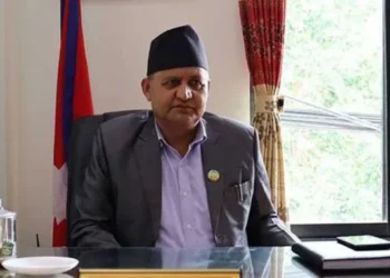 विश्वासको मत लिँदै लुम्बिनी प्रदेशका मुख्यमन्त्री आचार्य