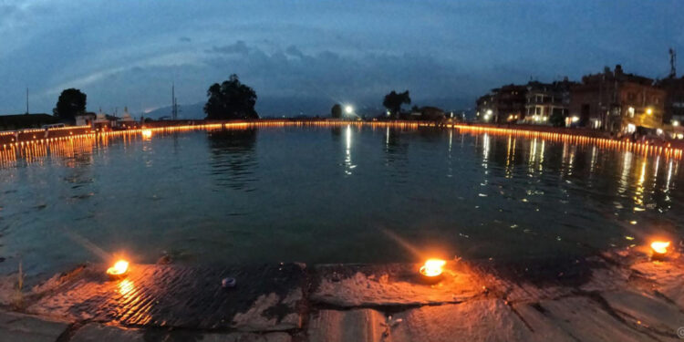 दहचोकस्थित इन्द्रदहमा मेला भर्न भक्तजनको घुइँचो