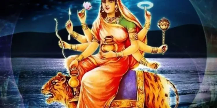 आश्विन शुक्ल चौथी तिथि वृद्धि :  पाँचौँ दिन पनि  कुष्माण्डा देवीको पूजाआराधना गरिँदै