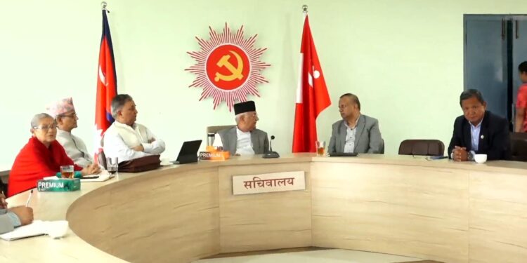 सात दिनभित्र प्रष्टिकरण पेश गर्न तीन नेतालाई एमालेको पत्र