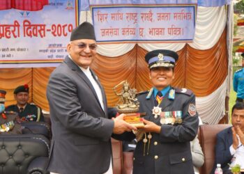 सीमित साधनस्रोतका बाबजुद नेपाल प्रहरीले उल्लेख्य भूमिकाः मुख्यमन्त्री पाण्डे