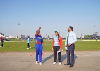 कुवेतविरुद्ध टस जितेर पहिले ब्याटिङ गर्दै नेपाल