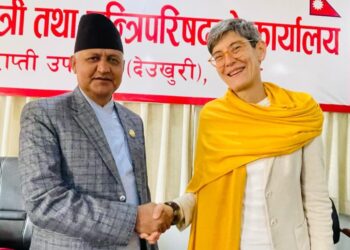 मुख्यमन्त्रीसँग स्वीट्जरल्यान्डका राजदूतको भेट