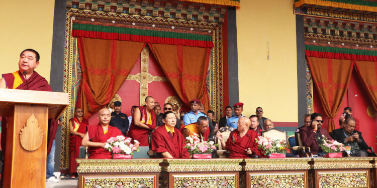 बुद्ध जन्मस्थल लुम्बिनीमा हजार गुम्बा विहारको उद्घाटन