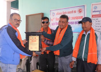 निर्माण दिवसमा अग्रज निर्माण व्यवसायीलाई सम्मान