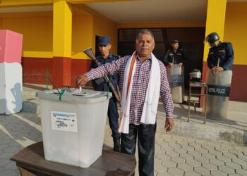 उप निर्वाचनः कपिलबस्तुको शुद्धोधन १ मा मतदान जारी
