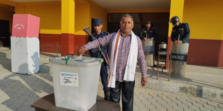 उप निर्वाचनः कपिलबस्तुको शुद्धोधन १ मा मतदान जारी