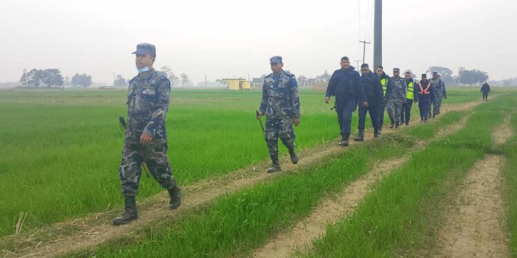 नेपाल–भारत सीमामा संयुक्त सुरक्षा गस्ती