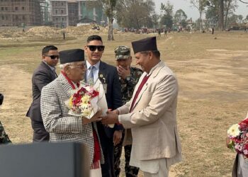 लुम्बिनी प्रदेशसभाको बैठकलाई सम्बोधन गर्न प्रधानमन्त्री ओली दाङमा